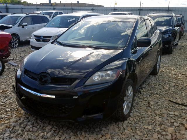 JM3ER2AMXB0396666 - 2011 MAZDA CX-7 BLACK photo 2