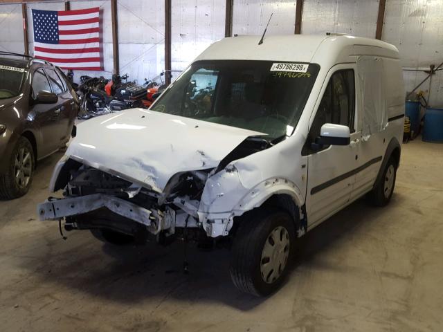 NM0KS9BN1DT126661 - 2013 FORD TRANSIT CO WHITE photo 2