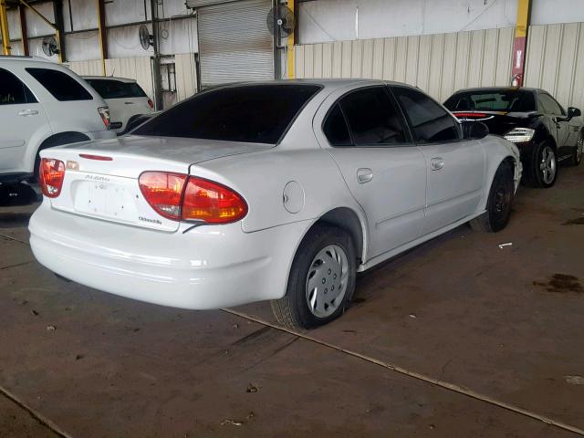 1G3NL52F73C263276 - 2003 OLDSMOBILE ALERO GL WHITE photo 4