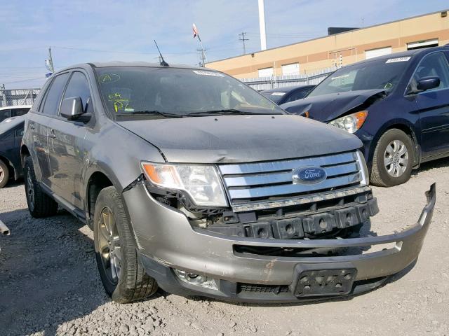 2FMDK38C18BA03944 - 2008 FORD EDGE SEL GRAY photo 1