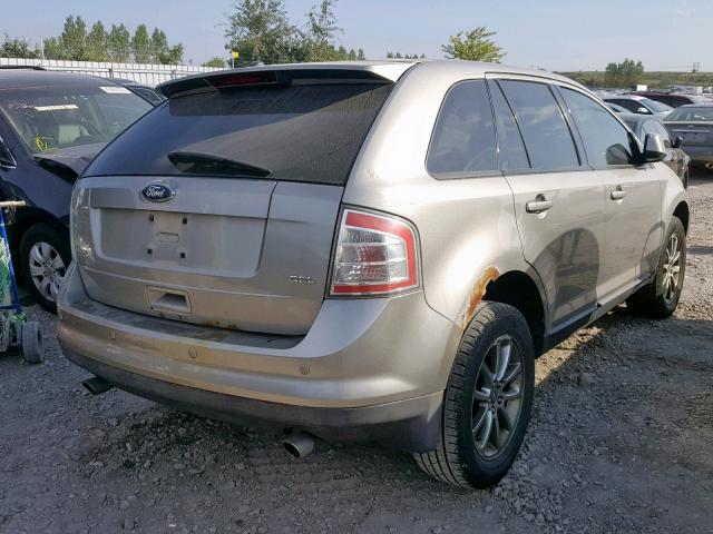 2FMDK38C18BA03944 - 2008 FORD EDGE SEL GRAY photo 4