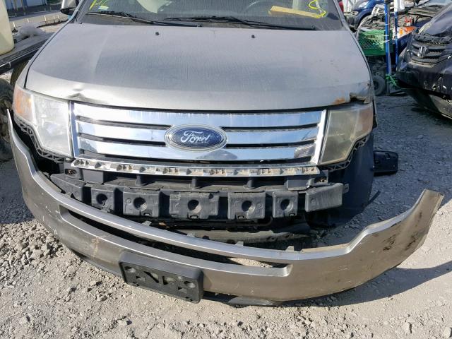 2FMDK38C18BA03944 - 2008 FORD EDGE SEL GRAY photo 9