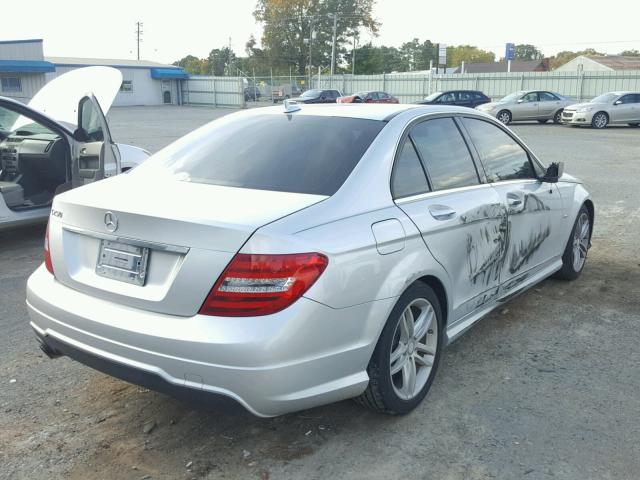 WDDGF4HB8CF838875 - 2012 MERCEDES-BENZ C 250 TAN photo 4