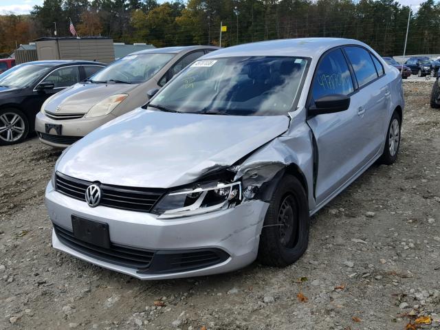 3VW1K7AJ4EM208155 - 2014 VOLKSWAGEN JETTA BASE SILVER photo 9