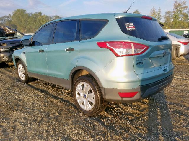 1FMCU0F72DUA11162 - 2013 FORD ESCAPE S GREEN photo 3