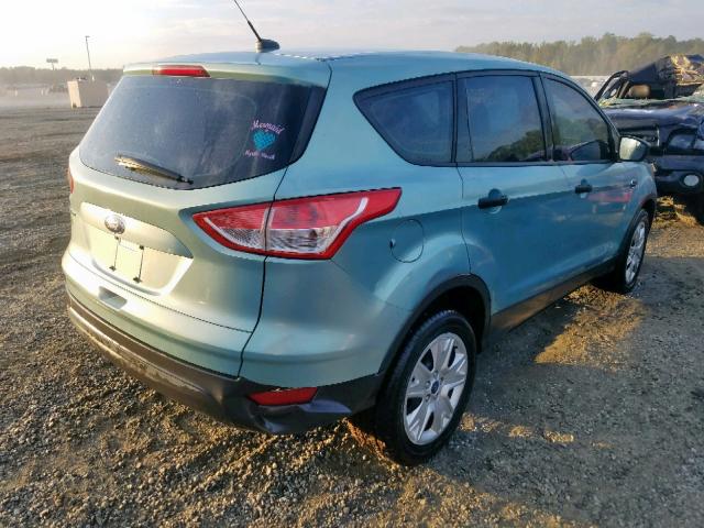 1FMCU0F72DUA11162 - 2013 FORD ESCAPE S GREEN photo 4