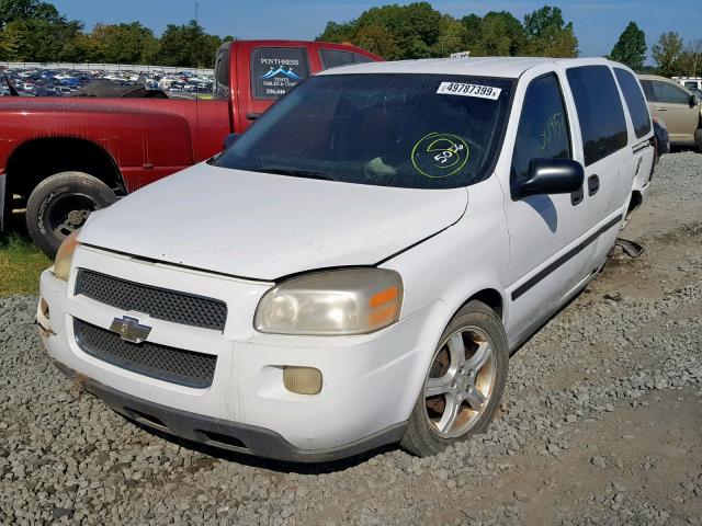 1GNDV03L75D275056 - 2005 CHEVROLET UPLANDER WHITE photo 2