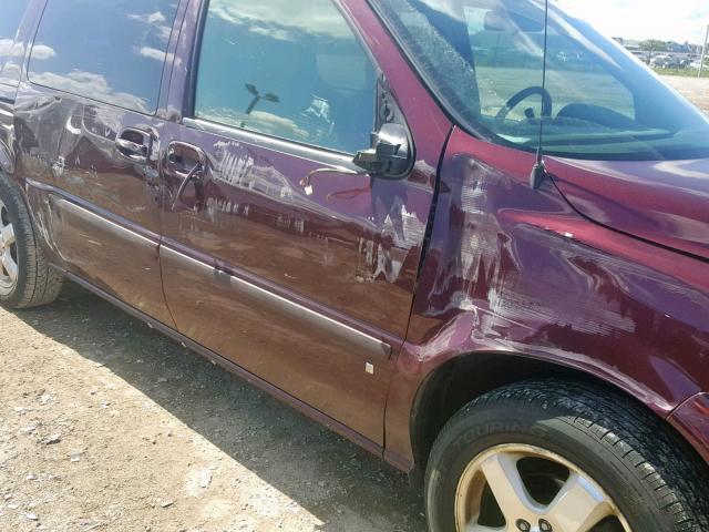 1GNDV33168D204242 - 2008 CHEVROLET UPLANDER L 栗色 照片 9