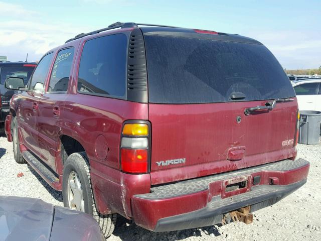 1GKEK63UX6J124558 - 2006 GMC YUKON DENA RED photo 3