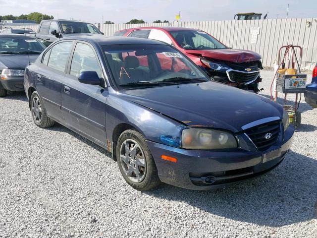 KMHDN46D86U306624 - 2006 HYUNDAI ELANTRA GL BLUE photo 1