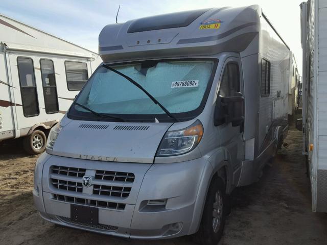 3C7WRVLG6EE126323 - 2015 WINNEBAGO MOTORHOME GRAY photo 2