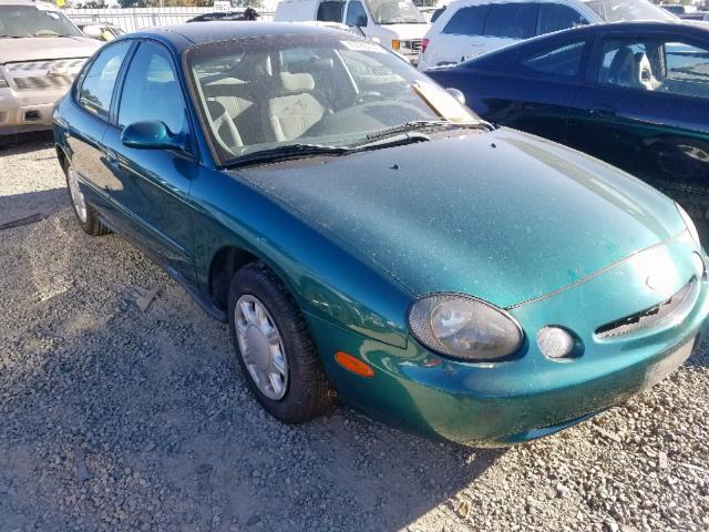 1FALP52U5VG291010 - 1997 FORD TAURUS GL GREEN photo 1