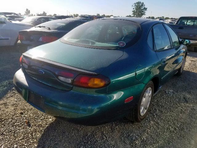 1FALP52U5VG291010 - 1997 FORD TAURUS GL GREEN photo 4