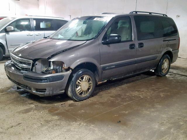 1GNDX03E34D115153 - 2004 CHEVROLET VENTURE GRAY photo 2