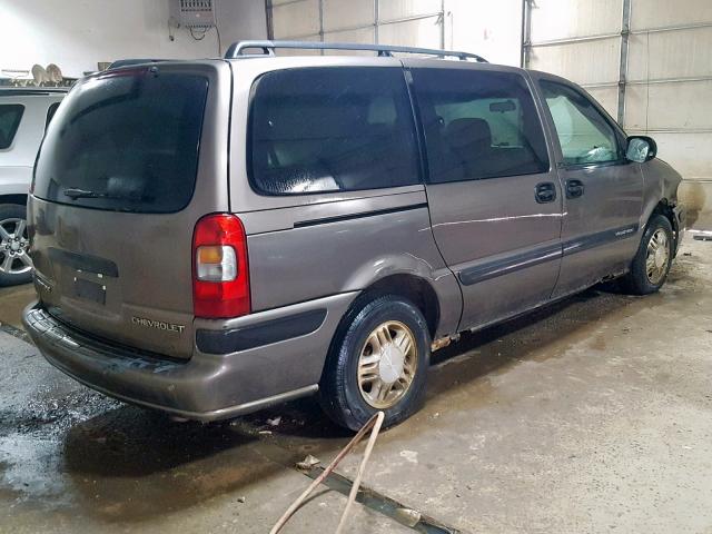 1GNDX03E34D115153 - 2004 CHEVROLET VENTURE GRAY photo 4