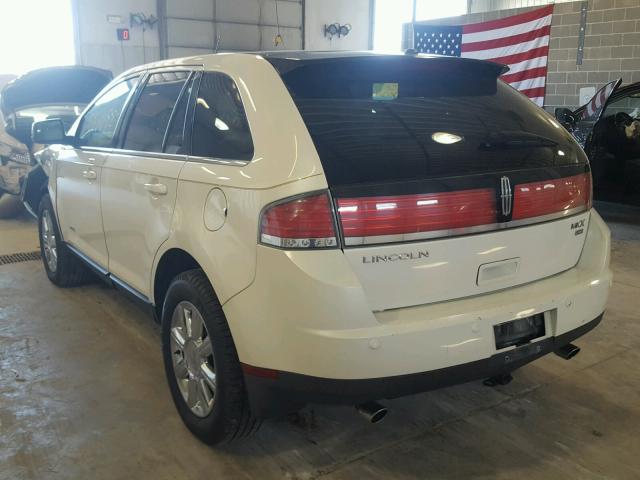 2LMDU88C67BJ32479 - 2007 LINCOLN MKX CREAM photo 3