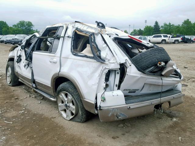 1FMZU84W84UA54326 - 2004 FORD EXPLORER E WHITE photo 3