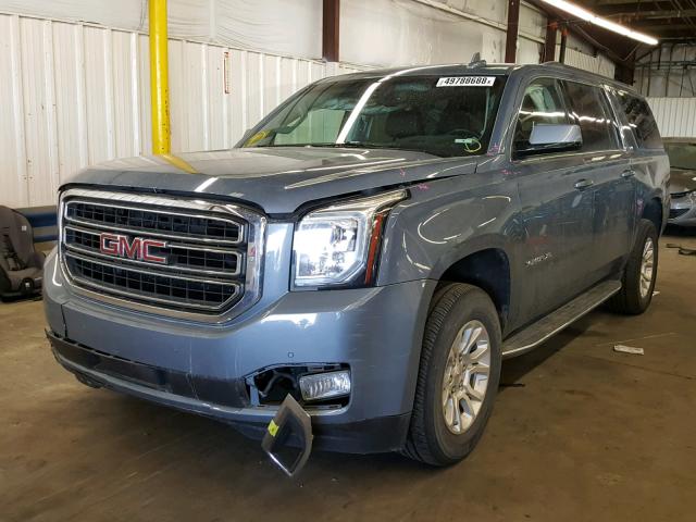 1GKS2GKC8GR255492 - 2016 GMC YUKON XL K GRAY photo 2