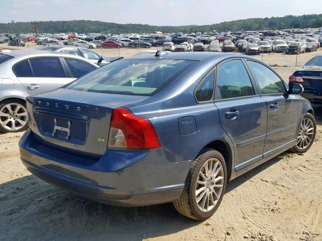 YV1382MS2A2490972 - 2010 VOLVO S40 2.4I BLUE photo 4