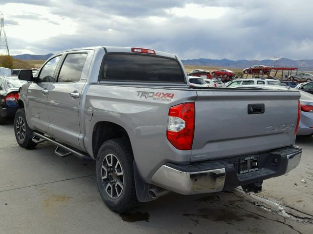 5TFHY5F14EX372612 - 2014 TOYOTA TUNDRA CRE SILVER photo 3