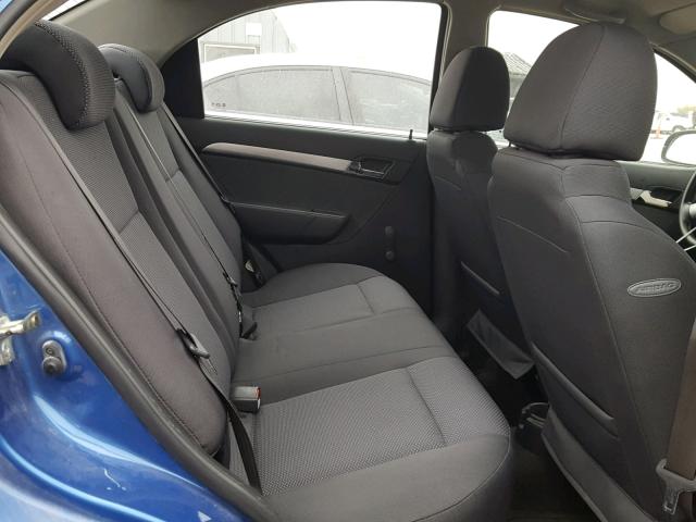 KL1TD5DE7AB112778 - 2010 CHEVROLET AVEO LS BLUE photo 6