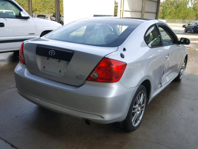 JTKDE177060141308 - 2006 TOYOTA SCION TC Gümüş foto 4