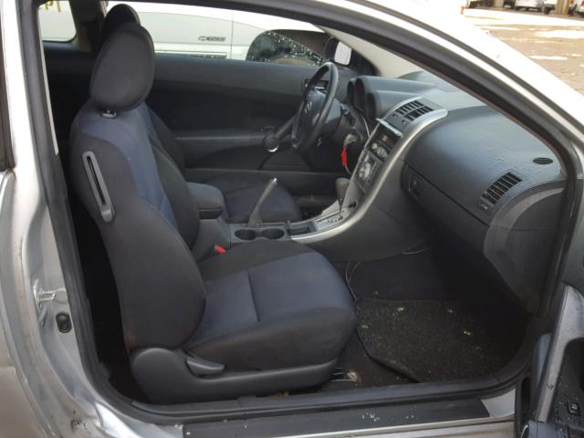 JTKDE177060141308 - 2006 TOYOTA SCION TC Gümüş foto 5