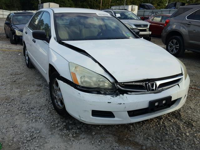 1HGCM56127A111394 - 2007 HONDA ACCORD VAL WHITE photo 1