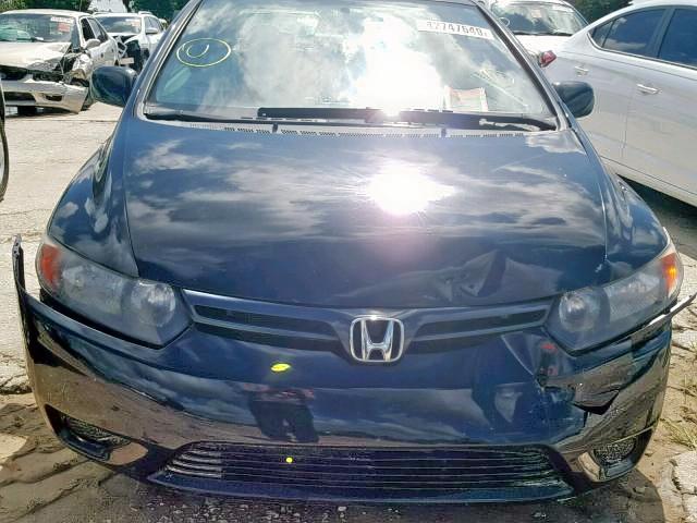 2HGFG12978H504299 - 2008 HONDA CIVIC EXL შავი ფოტო 9