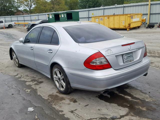 WDBUF56X38B253023 - 2008 MERCEDES-BENZ E 350 SILVER photo 3