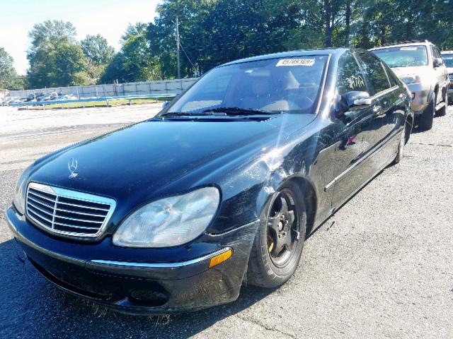 WDBNG70J7YA072966 - 2000 MERCEDES-BENZ S500 BLACK photo 2