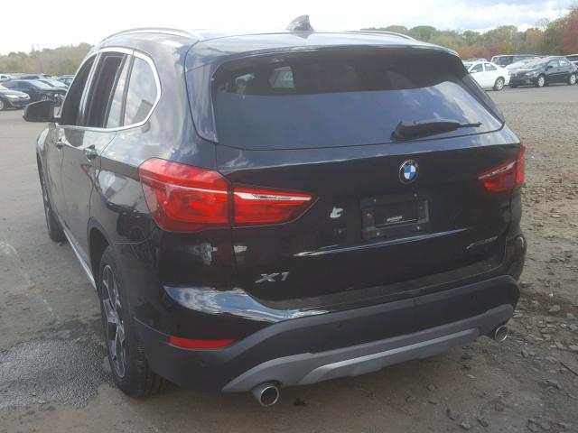 WBXHT3C36J5L28435 - 2018 BMW X1 XDRIVE2 BLACK photo 3