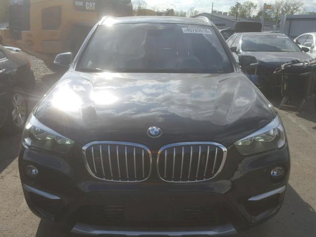 WBXHT3C36J5L28435 - 2018 BMW X1 XDRIVE2 BLACK photo 9