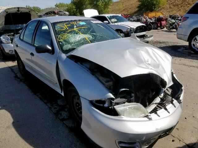 1G1JC524327429502 - 2002 CHEVROLET CAVALIER B SILVER photo 1