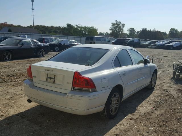 YV1RS592382690730 - 2008 VOLVO S60 2.5T WHITE photo 4