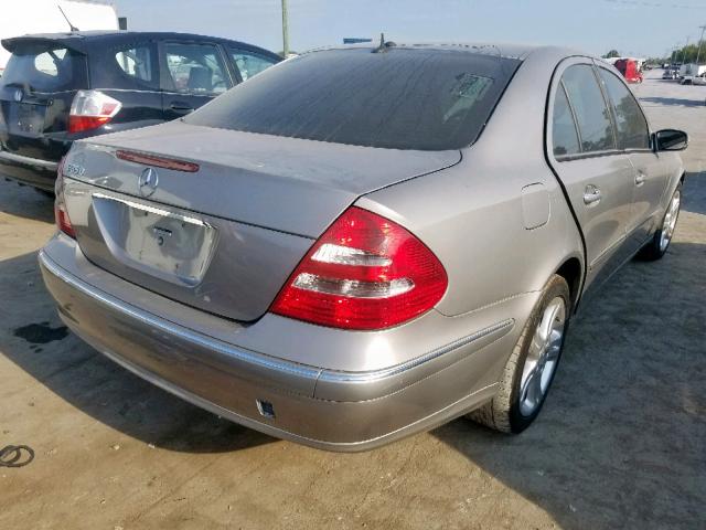 WDBUF56JX6A888237 - 2006 MERCEDES-BENZ E 350 SILVER photo 4