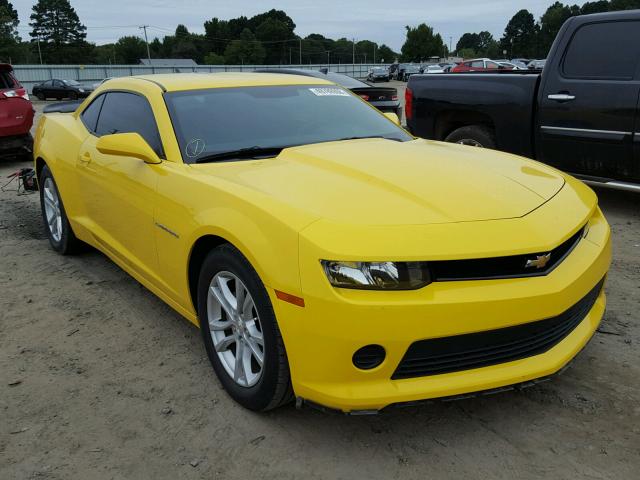 2G1FA1E38F9150087 - 2015 CHEVROLET CAMARO LS YELLOW photo 1