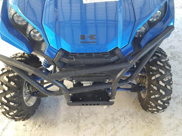 JKBRFCG11JB505935 - 2018 KAWASAKI KRF800 G BLUE photo 9