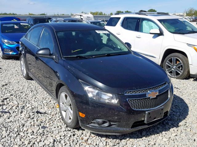 1G1P75SZ4E7100192 - 2014 CHEVROLET CRUZE BLACK photo 1