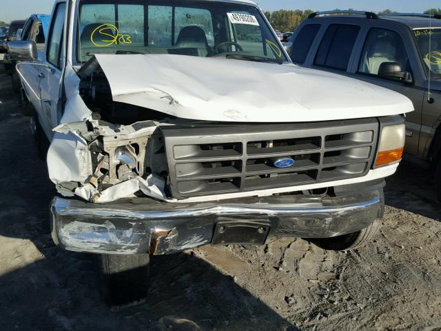 1FTHF25H1TLB32618 - 1996 FORD F250 WHITE photo 9