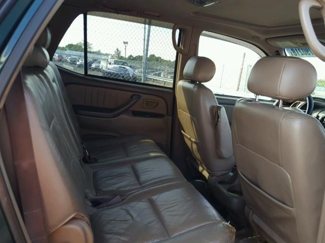 5TDBT48A82S129270 - 2002 TOYOTA SEQUOIA LI GREEN photo 6