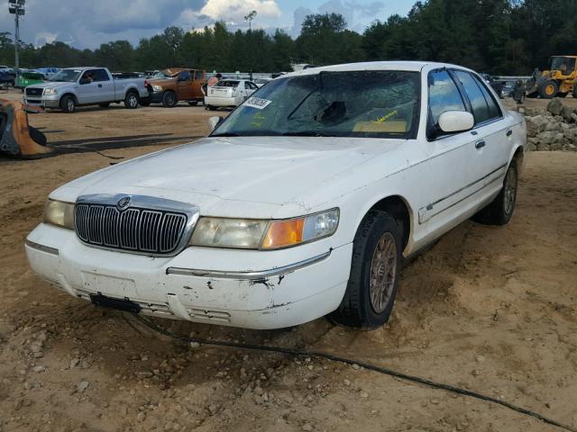 2MEFM74W9XX652647 - 1999 MERCURY GRAND MARQ WHITE photo 2