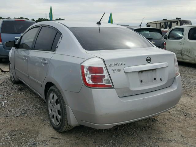 3N1AB6AP2AL631644 - 2010 NISSAN SENTRA 2.0 SILVER photo 3