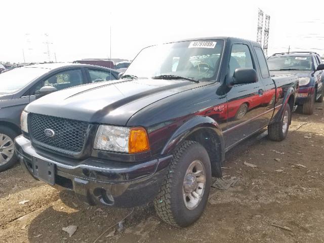 1FTYR14V73TA03095 - 2003 FORD RANGER SUP BLACK photo 2