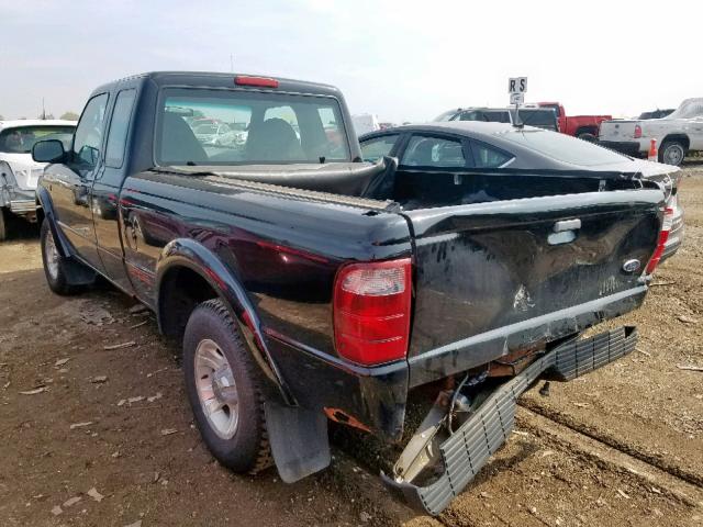 1FTYR14V73TA03095 - 2003 FORD RANGER SUP BLACK photo 3