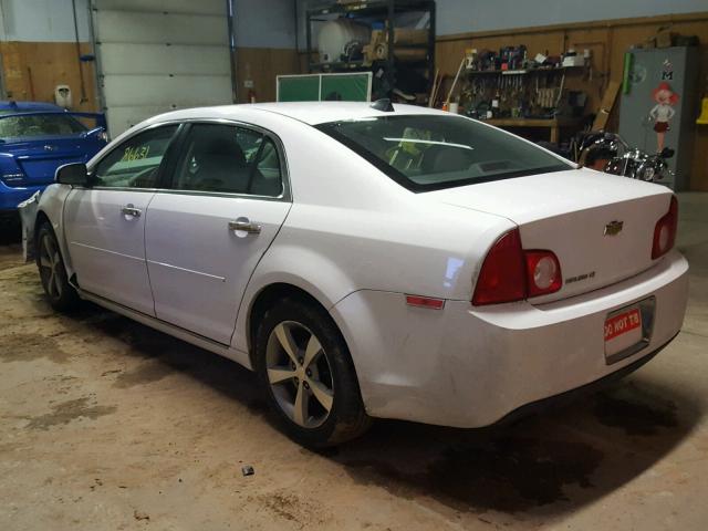 1G1ZC5E01CF125703 - 2012 CHEVROLET MALIBU 1LT WHITE photo 3