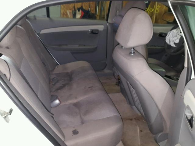 1G1ZC5E01CF125703 - 2012 CHEVROLET MALIBU 1LT WHITE photo 6