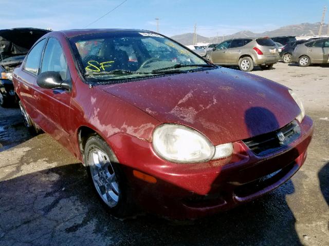 1B3ES46C52D511709 - 2002 DODGE NEON SE PURPLE photo 1