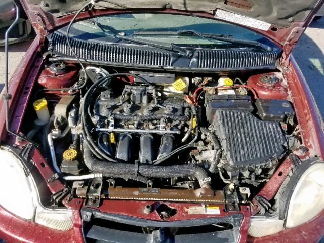 1B3ES46C52D511709 - 2002 DODGE NEON SE PURPLE photo 7