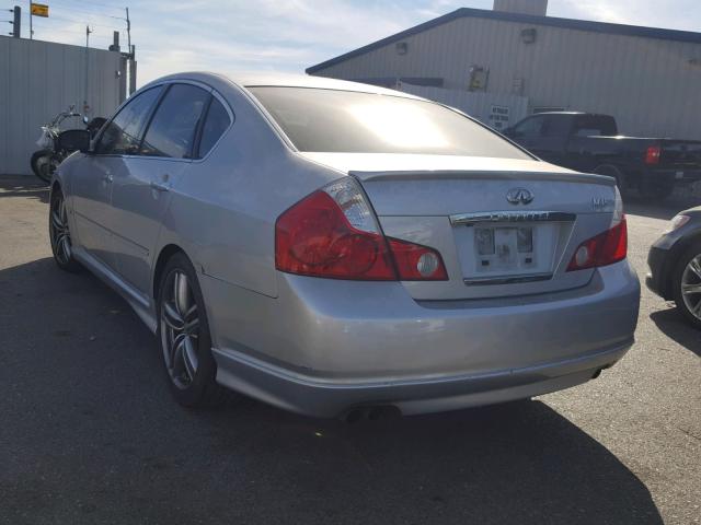 JNKBY01E96M206266 - 2006 INFINITI M45 BASE SILVER photo 3